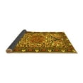 thumbnail image 2 of Ahgly Company Indoor Round Persian Yellow Traditional Area Rugs, 5' Round, 2 of 4