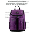 thumbnail image 3 of Eastsport Unisex Theo Top Loader Backpack, Berry Parfait, 3 of 10