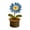 Blue, variant on Daisy Lamp, Crochet Artificial Flowers, Cordless Flower Bedside Lamps Small Table Lamp for Mothers,Birthday Gifts,Christmas,Valentine Home Decor
