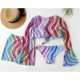 thumbnail image 4 of Falda de bikini de tres piezas de manga larga para mujer con almohadilla en el pecho sin aros Estampado de leopardo Cómoda falda de bikini dividida con tiras OAVQHLG3B Store  lin121212, 4 of 4
