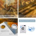 thumbnail image 5 of Fall Country Blackout Curtains for Bedroom Living Room, Forest Golden Orange Maple Trees River Valley Path 63 In Long Thermal Insulated Room Darkening Drapes Grommet Window Treatments, 52 x 63 In, 5 of 6