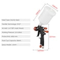 thumbnail image 3 of HVLP Air Spray Gun Kit 1.3mm Boquilla 600ml Taza de líquido Alimentación por gravedad Pulverizador Tomshoo  Pulverizador de pintura, 3 of 7