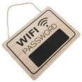 thumbnail image 2 of Wifi Sign Wifi Password Sign Wood Door Sign Wifi Password Pendant for Door, 2 of 9