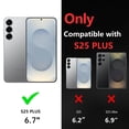 thumbnail image 2 of Diverbox Heavy Duty Case for Samsung Galaxy S25+ Plus, Shockproof Protective Phone Cover with Camera Control Button and Screen Protector - Red, 2 of 7