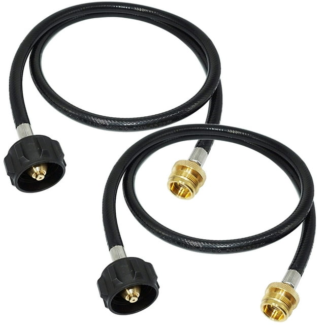 MLFU 4 Feet Propane Hose Extension, Propane Grill Hose 1 lb to 20 lb