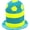 blue, variant on Football Cap, Soccer Game Top Hat, Sports Fans Decor Party Cheering Hat Competition Football Fan Jazz Cap for Football Match Carnival Party