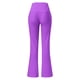 thumbnail image 3 of Pantalones con forro polar Gibobby Pantalones casuales completos de longitud para mujer Pantalones acampanados de cintura alta Morado S, 3 of 5