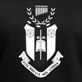 thumbnail image 3 of CafePress - Sigma Alpha Iota Black And White Crest T Shirt - Women's V-Neck Dark T-Shirt, 3 of 4