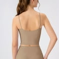 thumbnail image 4 of WREESH Womens Seamless Stretch Spaghetti Strap Camisole Tank Top Slim Fit Yoga Workout Gym Undershirt Comfortable Casual, 4 of 5