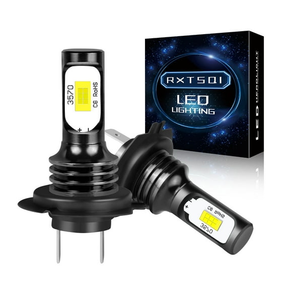 For Hyundai Sonata 2011-2014 6000K H7 LED Headlight High/Low Beam Combo 2 Bulbs Kit