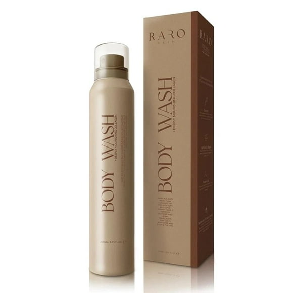 Gel de baño RARO Skin profundamente nutritivo con colágeno y vainilla