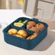 thumbnail image 5 of Bento Hermético para Microondas, Recipiente de Comida de Plástico Alimentario con Múltiples Compartimentos, 19x18x7cm, Diseño Ligero y Portátil para Adultos, Verde/Gris/Rosa, 5 of 6
