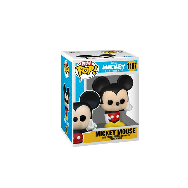 léxico entrada Asimilación Funko Pop! Bitty Pop: Disney - Mickey Mouse, Minnie Mouse, Pluto and a  Mystery Bitty Pop! 4-Pack - Walmart.com