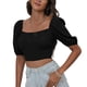 thumbnail image 2 of Top de manga corta abullonada,Top de manga corta abullonada Blusa de manga corta Camisa de manga corta Ultra Responsive, 2 of 6