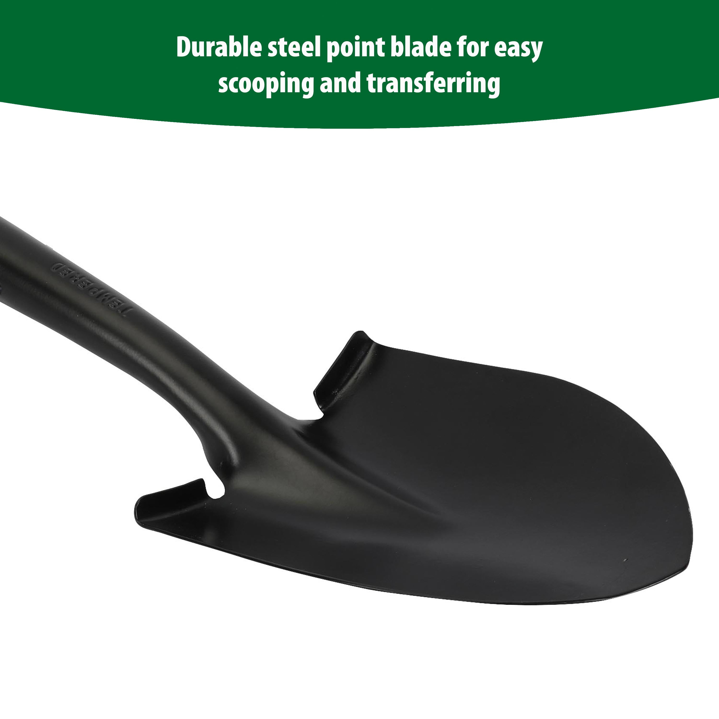 Expert Gardener Wood Utility Shovel
