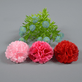 thumbnail image 5 of Cabeza de flor de tela de seda de clavel de simulación, decoración para tarta, estilo clavel, 5 of 5