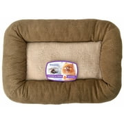Angle View: Precision Pet Mod Chic Bumper Bed - Coffee 24" Crates (Pets 30 lbs)