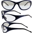 thumbnail image 4 of Global Vision Reflex Motorcycle Safety Sunglasses Blue Frame Clear Lens ANSI Z87.1, 4 of 4