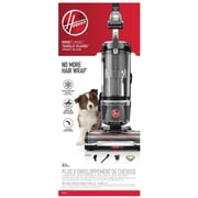 Hoover Bagless Upright Vacuum Cleaner, WindTunnel Tangle Guard, Pet Friendly, for Carpet &Hard Floor, Swivel Steering, LED Headlights, UH77110, Black