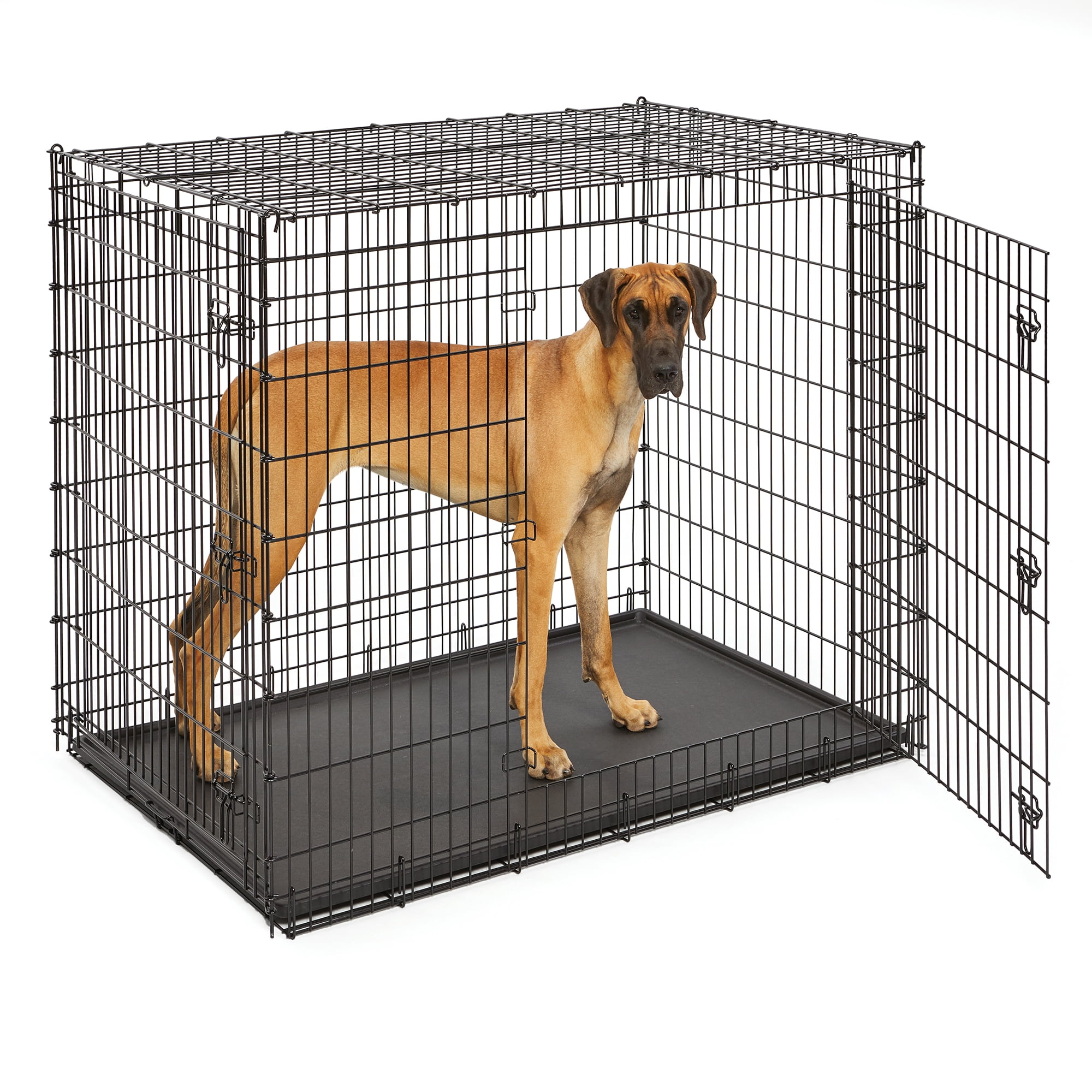 MidWest Extra Large Dog Breed (Great Dane) Heavy Duty Metal Dog Crate w