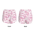 thumbnail image 3 of KLL Breast Cancer Ribbons Awareness Pattern Shorts Women,Athletic Shorts High Waisted Running Shorts Pocket Sporty Short Gym Elastic Workout Shorts-Medium, 3 of 7