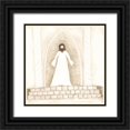 thumbnail image 1 of Shamp, Cindy 15x15 Black Ornate Wood Framed with Double Matting Museum Art Print Titled - Jesus Teaches at Temple, 1 of 4