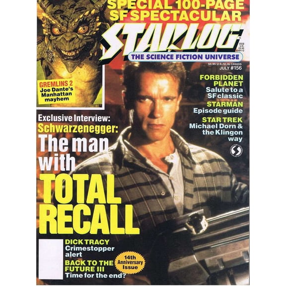 Starlog #156 VF ; Starlog Comic Book