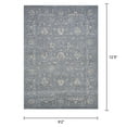 thumbnail image 4 of Couristan Sultan Treasures All Over Mashhad Area Rug, 9'2" x 12'5", Slate Blue, 4 of 4