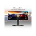 thumbnail image 3 of GIGABYTE - MO34WQC2 (US) - 34" QD-OLED Curved Gaming Monitor - WQHD 3440x1440 - Curved - 240 Hz - 0.03ms GTG - AMD FreeSync Premium Pro - Type C KVM - HDMI, DP, Type C - Height Adjustable - Black, 3 of 6