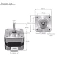 thumbnail image 3 of Nema 17 Bipolar Stepper Step Motor 28N.cm Motor 3D Printer Stepper 0.4A 12V For CNC 3D printer DIY, 3 of 9