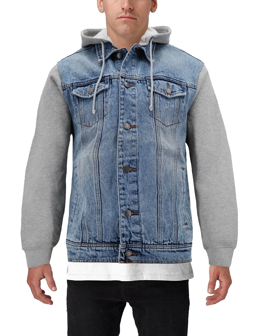 Men's Two Tone Jean And Grey Jersey 