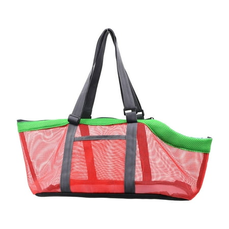 Tooyful Pet Carrier Bag Handbag Cage Kennel Portable with Removable Mat Tote Bag Shoulder Travel Bag for Small Dogs Cat Kitty Hiking Rabbits Outdoor Red Green