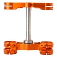 thumbnail image 2 of Ride Engineering Rubber Mounted Billet Split Triple Clamp Set 22mm Offset Orange, 2 of 5