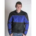 thumbnail image 4 of RoadDog Hurricane Mesh Motorcycle Riding Jacket Blue Men's Small, 4 of 5