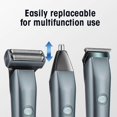 thumbnail image 5 of Compatible Men Cordless Electric Self Hair Clippers Exquisite Outline Trimmer Smooth Clipping Sharpen Shavers-Rechargeable Battery_Perfect Gift, 5 of 5