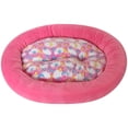 thumbnail image 1 of Padded Thickened Round Flower Pet Kennel, Non-Slip Winter Dog Mat with Soft Fill, Warm Cat Bed for Indoor Comfort, Machine Washable Pet Mat for Small to Medium Pets, 1 of 5