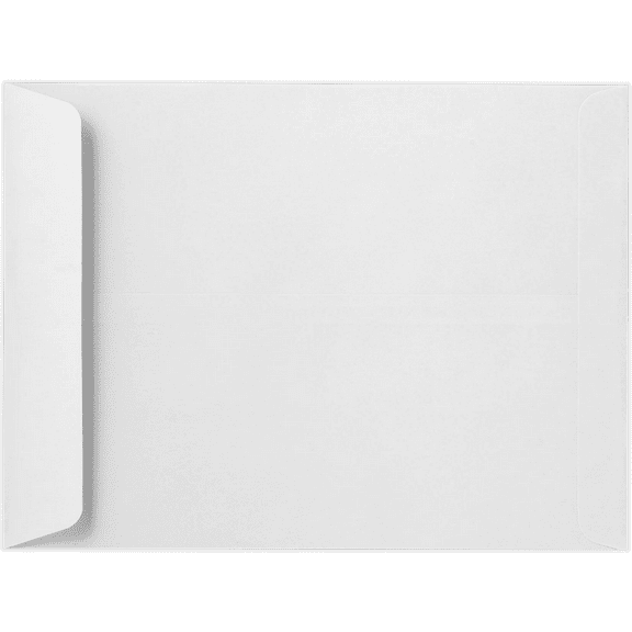 LUXPaper 8 3/4 x 11 1/4 Open End Envelopes, Bright White, 50/Pack