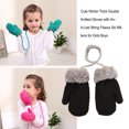 thumbnail image 1 of 2 Pcs Gants Chauds pour Enfants Temps Froid Réutilisables Portables Mitaines d'Hiver Réchauffantes pour Garçons Filles Protecteur Chauffe-Mains Décontracté Noir, 1 of 6