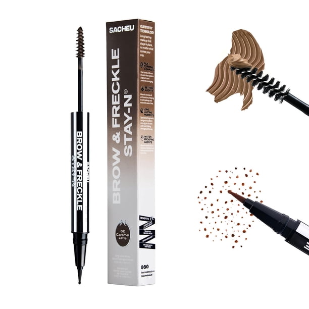 Gel para cejas con color caramelo Sacheu Brow & Freckle STAY-N