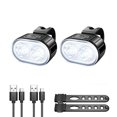 thumbnail image 1 of 2pcs Led Bike Light Bicycle Front Rear Light Usb Charge Headlight Cycling Taillight, 1 of 5