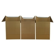 UBoxes Large Corrugated Wardrobe Moving Boxes (Bundle of 3) 24 x 24 x 40