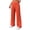 Orange(ladies pants), variant on LUVDA Women's Fall Winter Knit Wide-Leg Pants, Solid Color High-Waist Loose for Casual Wear