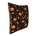 thumbnail image 2 of Xecao Halloween With Pumpkins Print Soft Velvet Decorative Throw Pillow Covers, Square Cushion Cases for Bed, Sofa, Living Room, Car, and Indoor Outdoor Use-20"x20", 2 of 8
