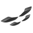 thumbnail image 4 of Bumper Spoiler Lip, Durable Protection Bumper Fin Colorfast  For Car Carbon Fiber,Glossy Black, 4 of 8