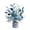 Blue, variant on hulanddfd Artificial Flowers with Vase, Artificial Roses Fake Rose Silk Faux Flowers Plants Arrangement for Home Decor Indoor Fake Flower Bouquet for Bathroom Dining Room Kitchen Wedding(Blue)
