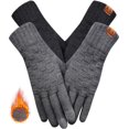 thumbnail image 1 of Guantes de Invierno REACH STAR para Mujer con Pantalla Táctil Negro+Gris, 1 of 7