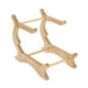 thumbnail image 5 of Plato de frutas con soporte de madera, estantes para pasteles, expositor, organizador, servidor de alimentos 2 niveles beige, 5 of 8