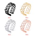 thumbnail image 2 of Jumpingount Anillos de flores huecas para mujer, anillos ajustables de cobre para chica, joyería para fiesta de noche de boda Ropa, zapatos y accesorios Miscelánea oro Jumpingount  PS13221-02, 2 of 6