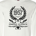 thumbnail image 4 of Inktastic Born in 1957 Limited Edition Long Sleeve T-Shirt, 4 of 5