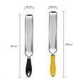 thumbnail image 3 of EQWLJWE Lemon Zester, Hand-held Stainless Steel Food Grater,Pro Kitchen Tool for Cheese Parmesan Vegetable Ginger Garlic Nutmeg Citrus Lime Orange Chocolate Fruit - Fine Shredder, 3 of 5